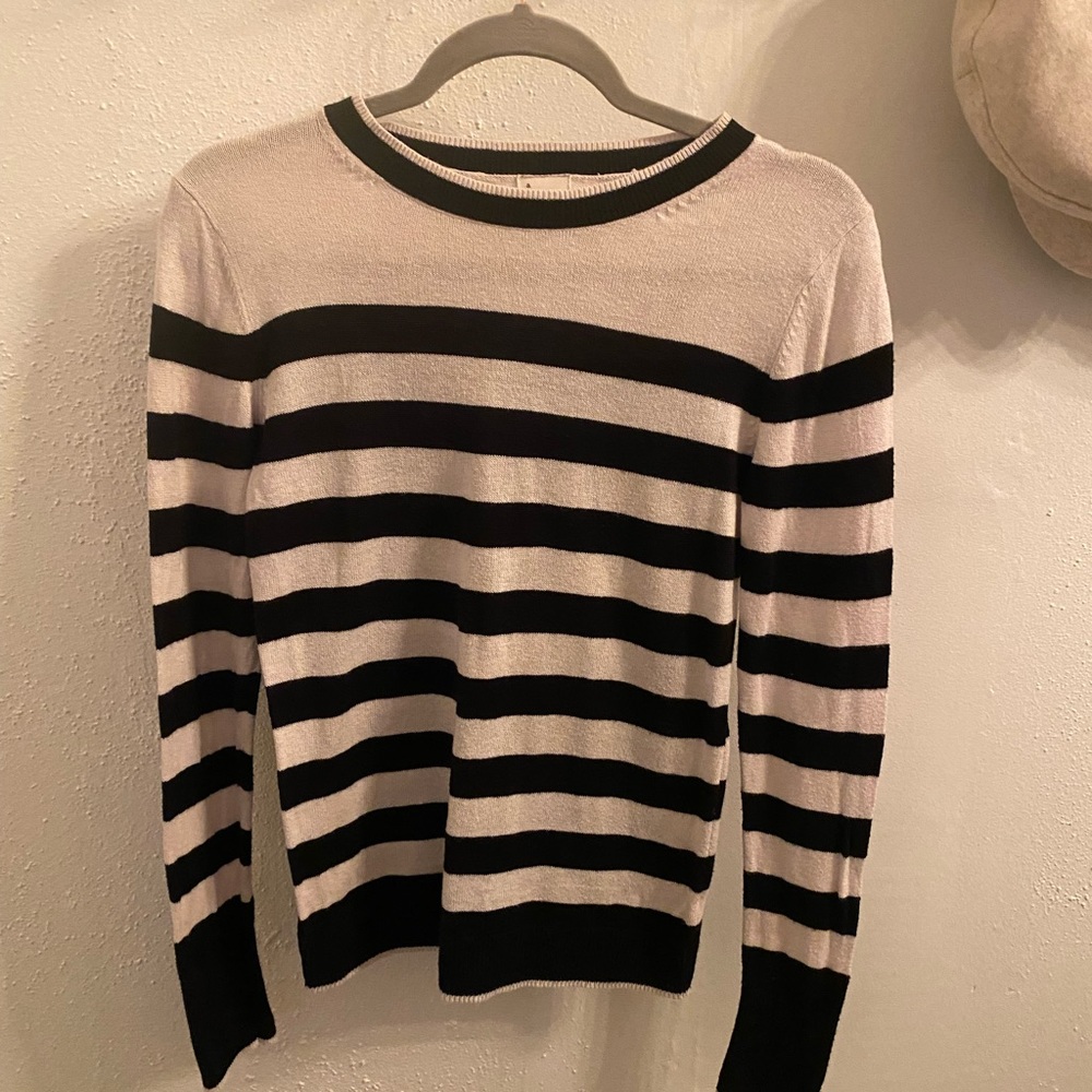 Black/White Striped Sweater